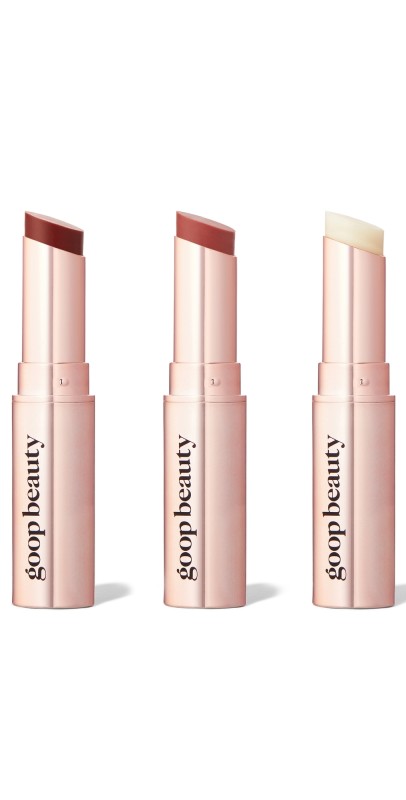 Goop Clean Nourishing Lip Balm Trio No Color