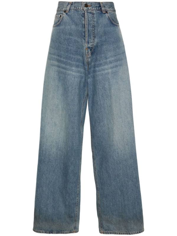 Bethany mid-rise wide-leg jeans