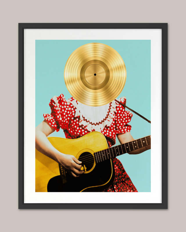 Country Western Gal' Framed Wall Art