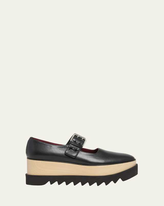 Elyse Vegan Mary Jane Platform Loafers