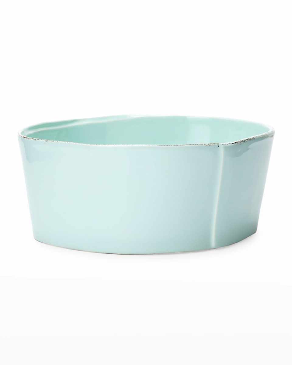 Lastra Aqua Medium Serving Bowl