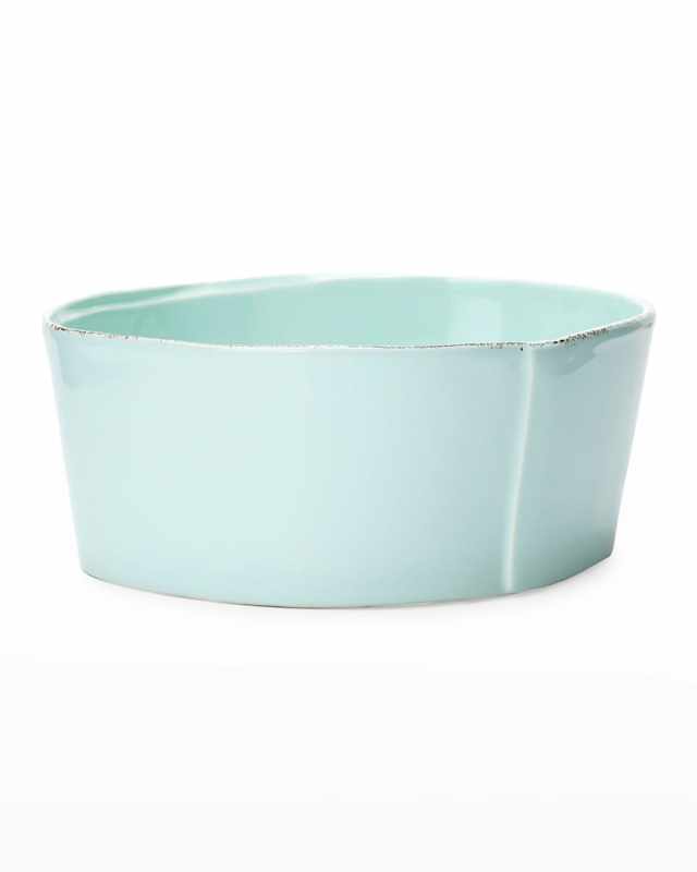 Lastra Aqua Medium Serving Bowl