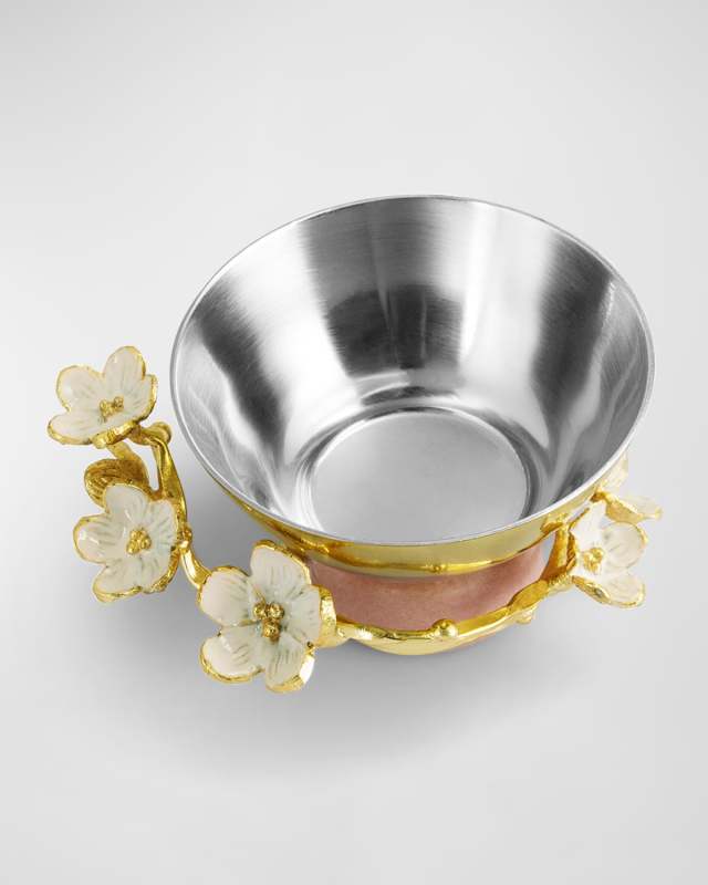 Cherry Blossom Porcelain Dipping Bowl