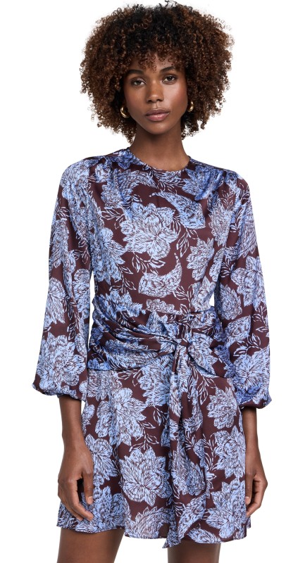 Shoshanna Lynne Dress Chocolate/Lavender