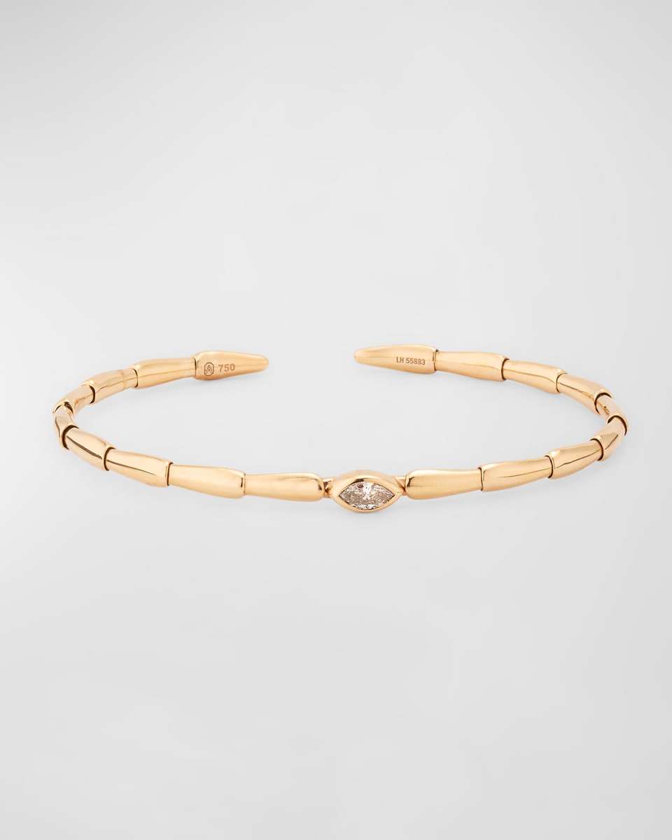 Noble 18K Rose Gold Marquis Diamond Bracelet