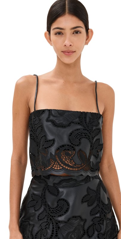 Johanna Ortiz Seduccion Lunar Top Black