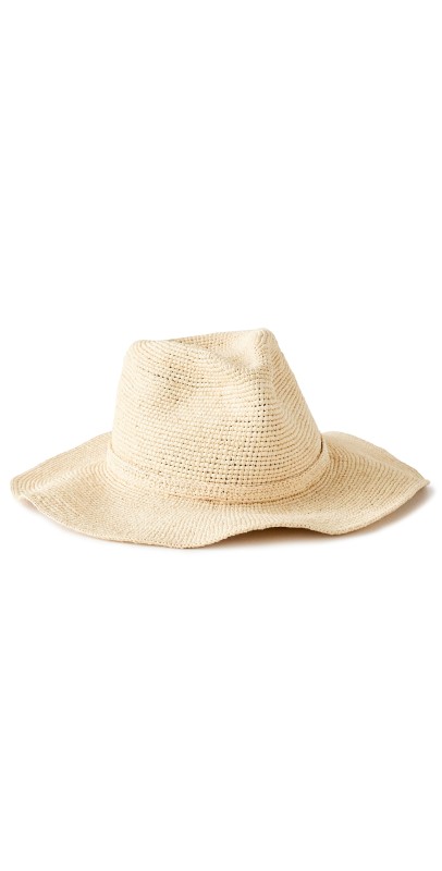 Janessa Leone Sacha Straw Hat Natural