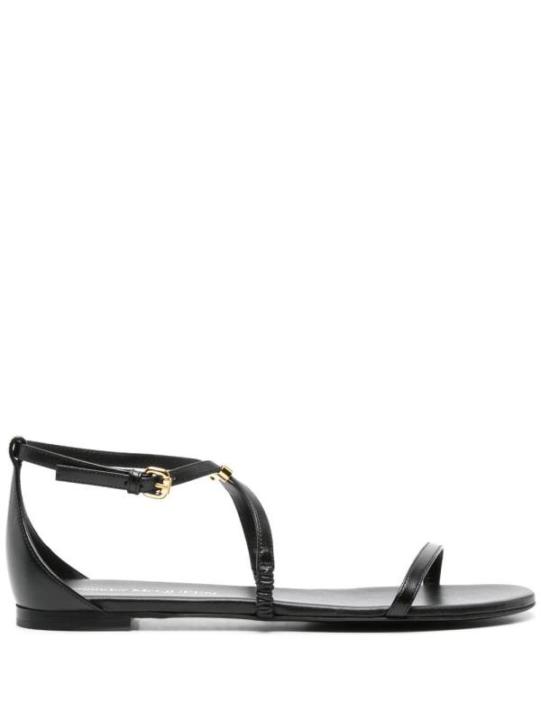 ankle-strap leather sandals