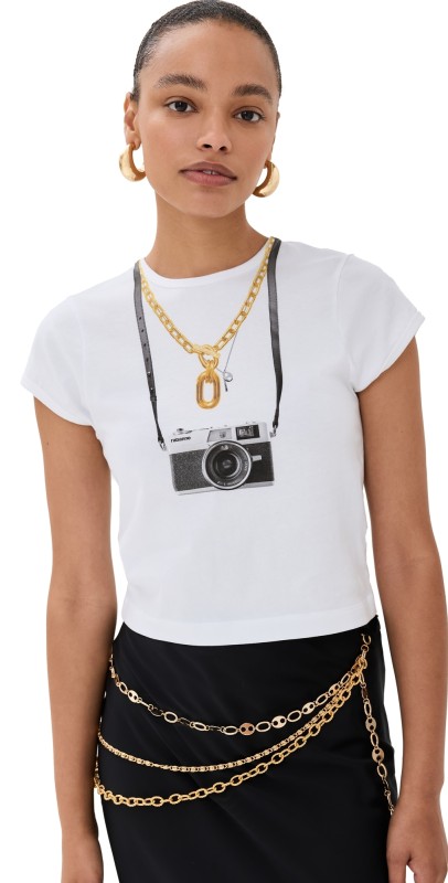 rabanne Graphic T-Shirt White