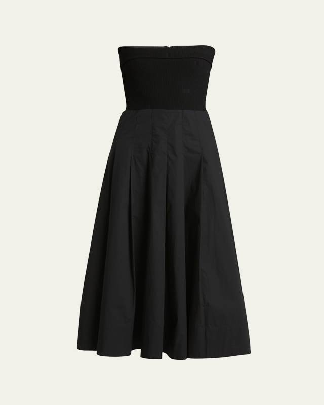 Warren Strapless Midi Dress