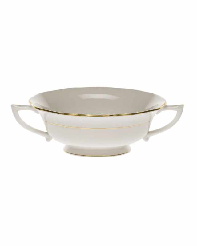 Golden Edge Cream Soup Cup