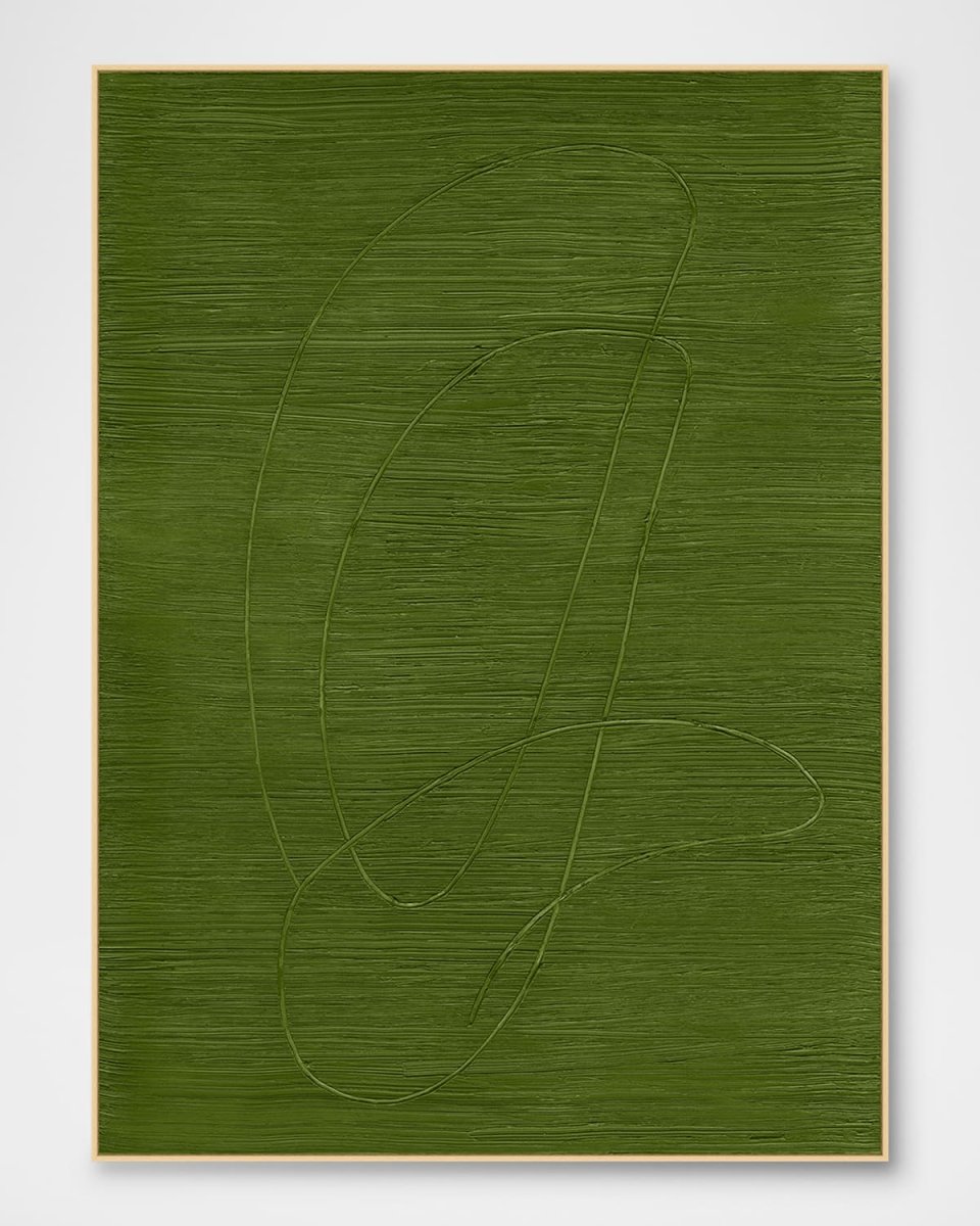 "Lichen Doodle" Framed Giclee Wall Art
