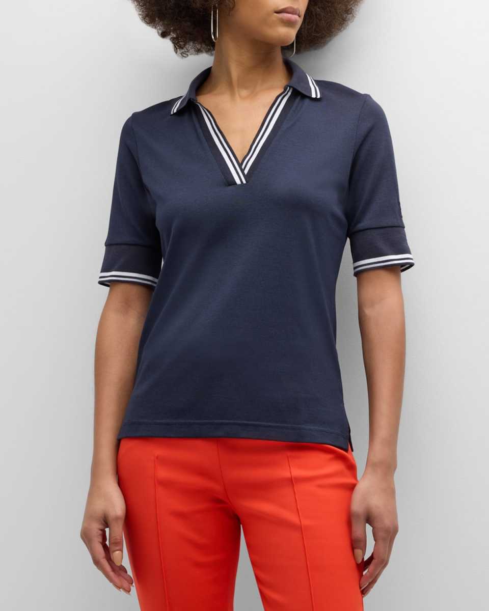Elonie Pique Jersey Performance Polo