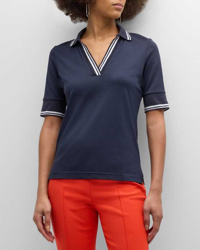 Elonie Pique Jersey Performance Polo