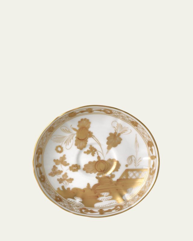 Oriente Italiano Gold Coffee Saucer, Aurum