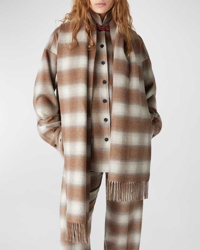Tartan Wool & Cashmere Scarf
