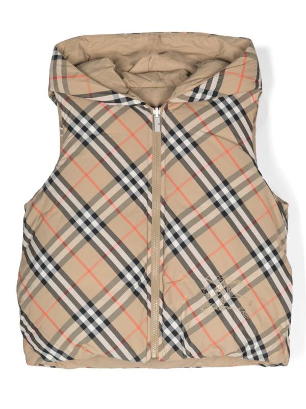 Vintage Check-pattern gilet