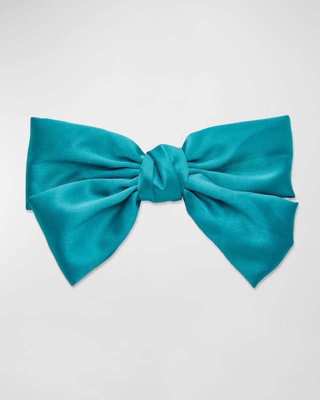 x SJP Satin Bow Barrette
