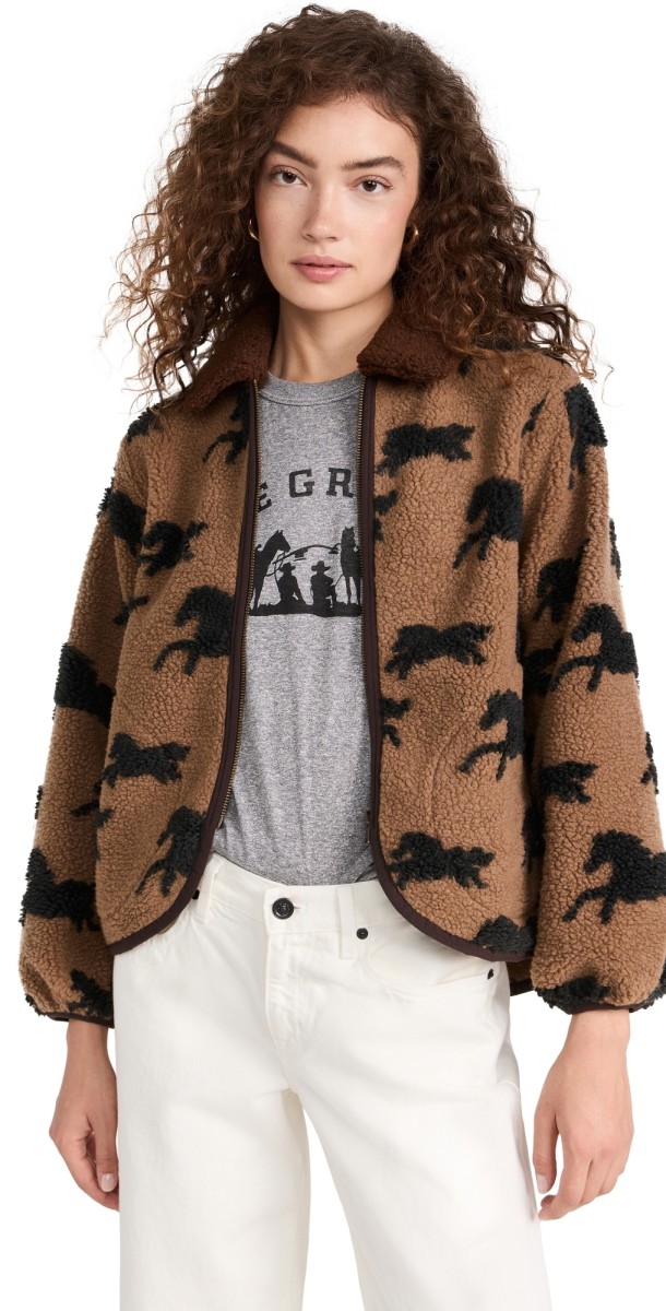 THE GREAT. The Pasture Jacket Light Hickory