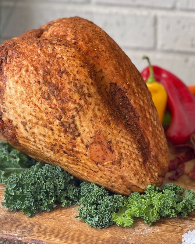 Cajun Smoked Turkey Breast, Serves 7-9