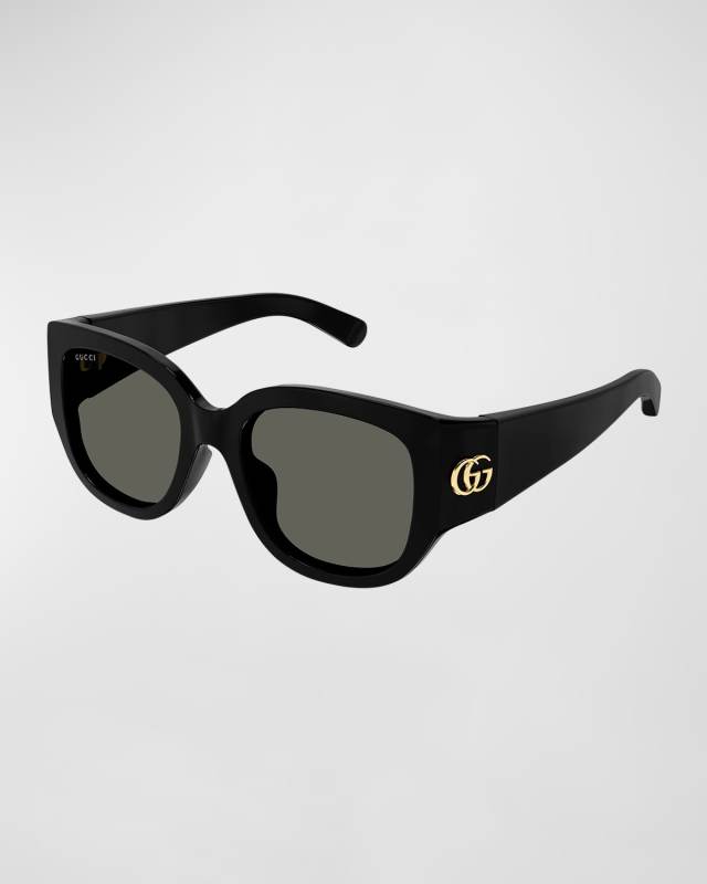 GG Logo Plastic Cat-Eye Sunglasses
