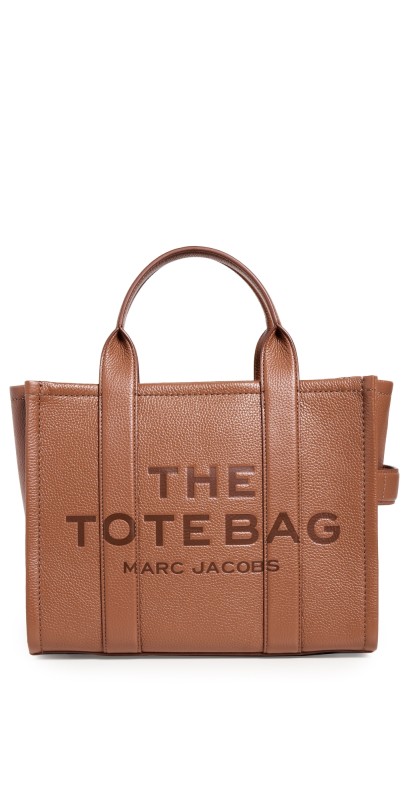 Marc Jacobs The Leather Medium Tote Bag Argan Oil