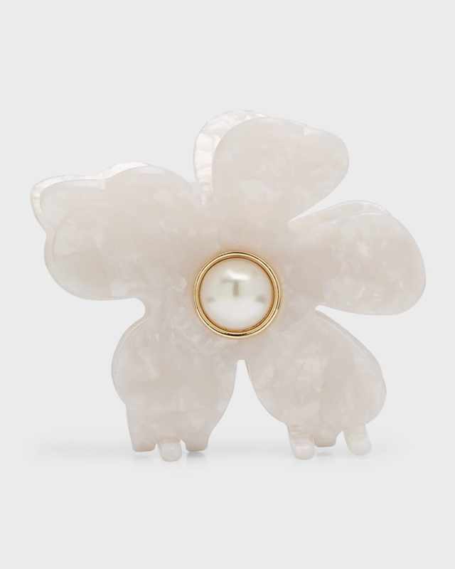 Lily Pearlescent Claw Clip