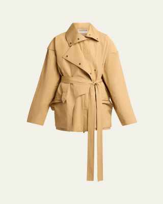Pierrick Technical Cotton Trench Coat