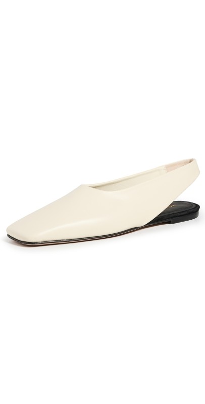 NEOUS Atlas Slingback Flats Cream
