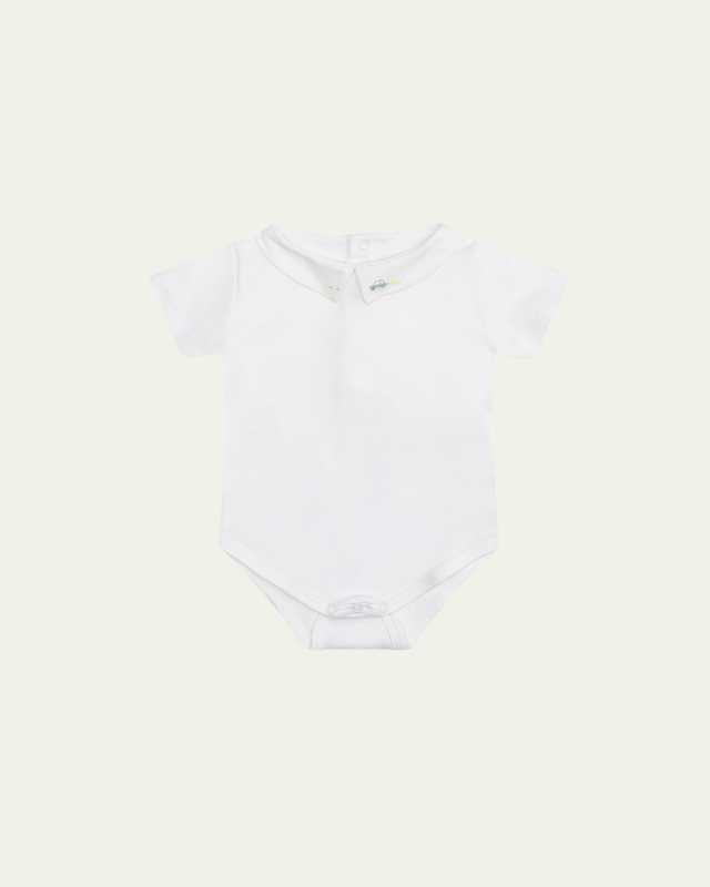 Girl's Ethan Embroidered Bodysuit, Size Newborn-18M