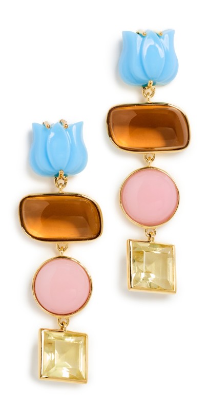 Lizzie Fortunato Tropical Tulip Earrings Mult