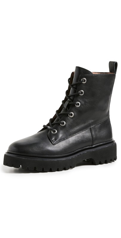 Madewell The Rayna Lace-Up Boots Harvest Moon