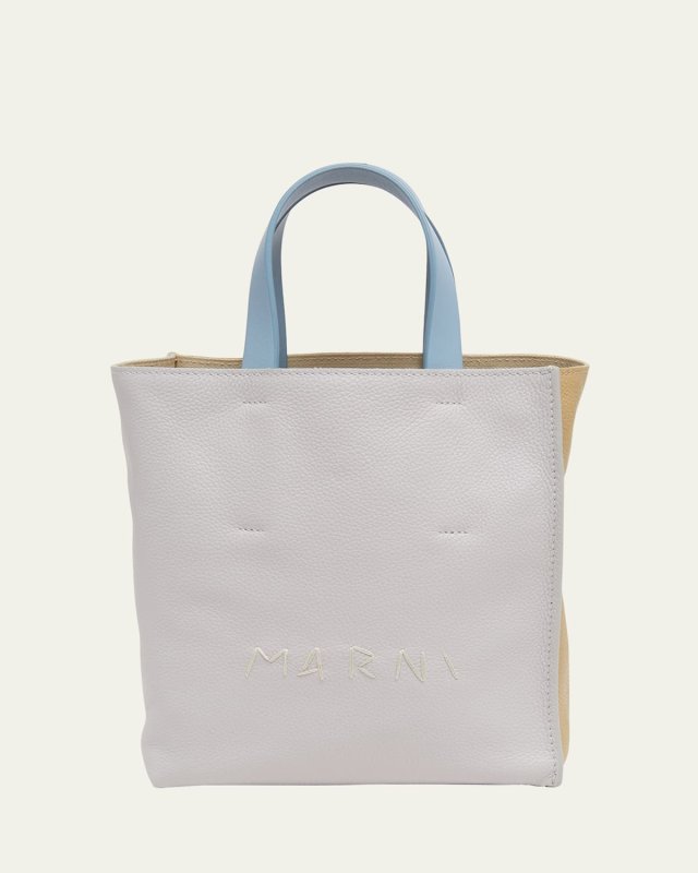 Museo Mini North-South Leather Tote Bag