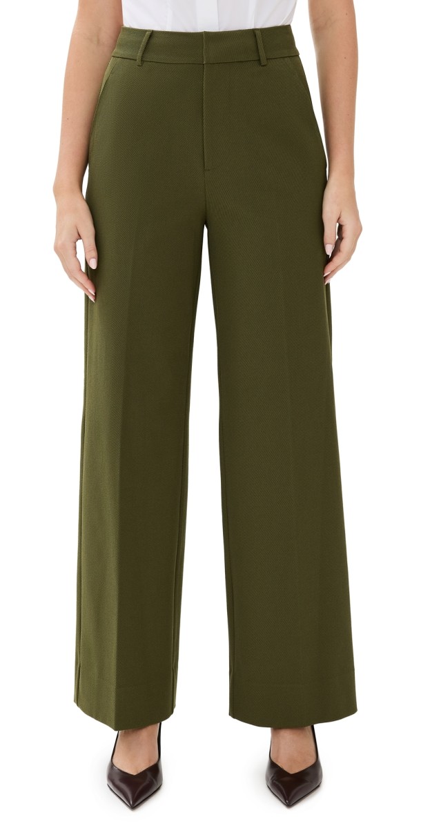 STAUD Belted Prince Pants Sergeant Green