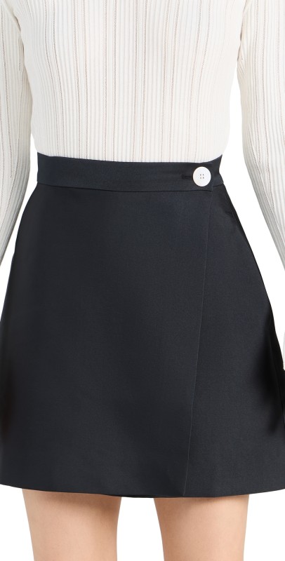 Lee Mathews Penny Mini Skirt Black
