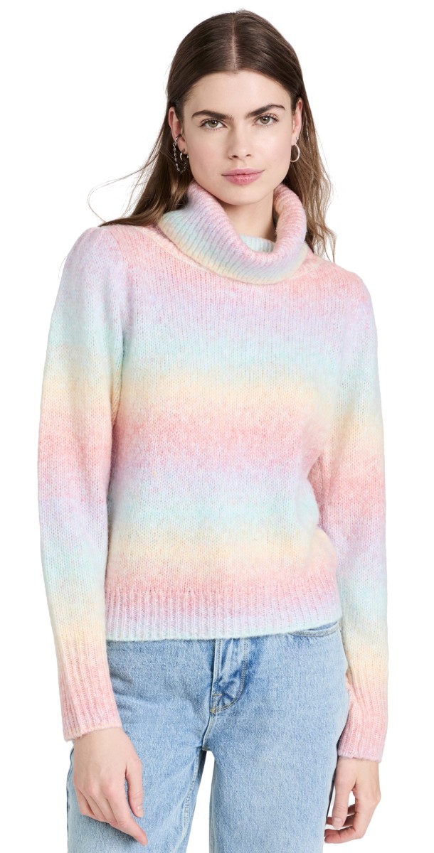 Generation Love Effie Rainbow Sweater Rainbow Space Dye