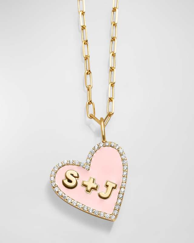 18K Gold-Plated Custom Reversible Heart Necklace