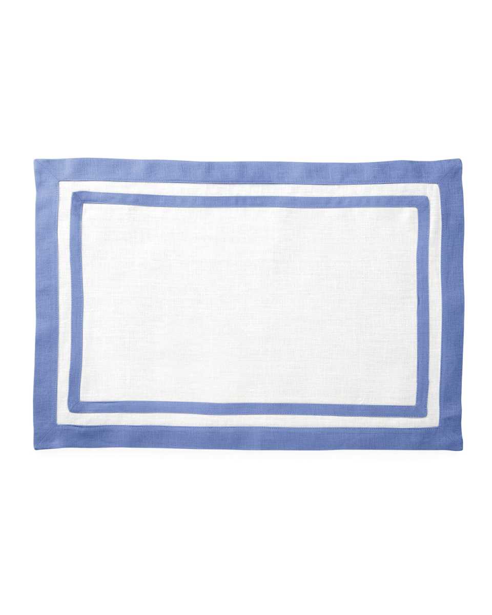 Casual Couture Double Border Rectangle Placemats, Set of 4