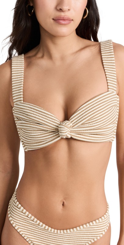Montce Hayden Bikini Top Neutral Stripe