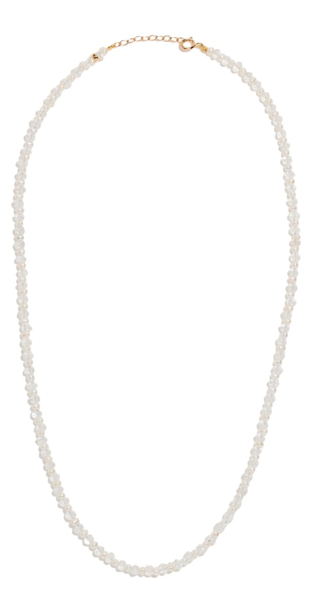 JIA JIA April Crystal Beaded Necklace Crystal
