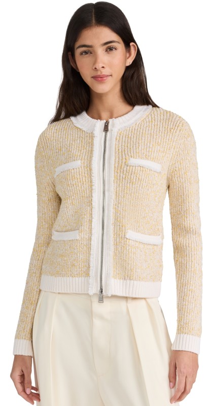 SIMKHAI Harris Cardigan Canary Multi