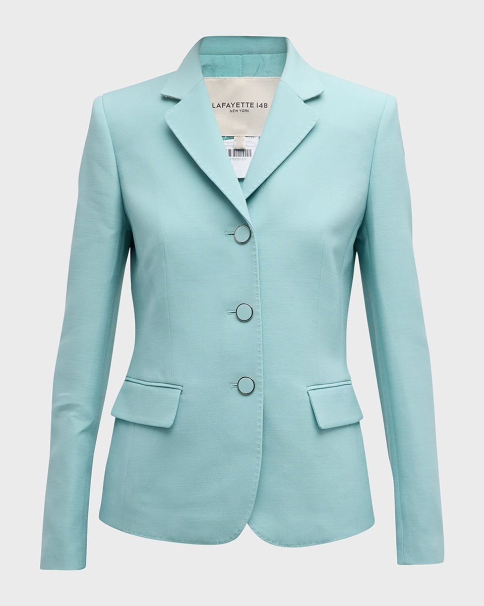 Single-Breasted Pick Stitch Blazer