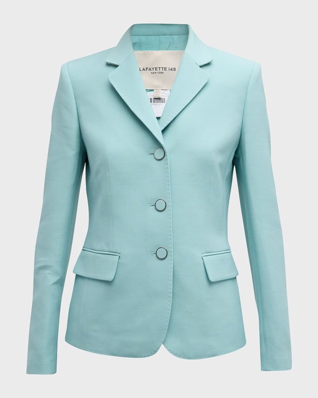 Single-Breasted Pick Stitch Blazer