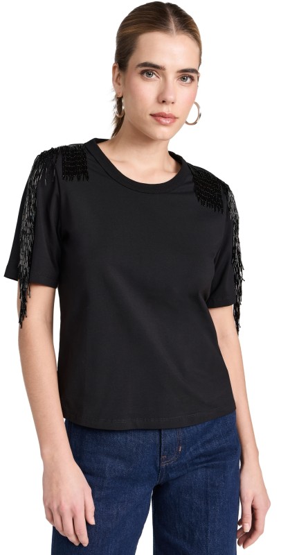 Veronica Beard Jean Scala Top Black