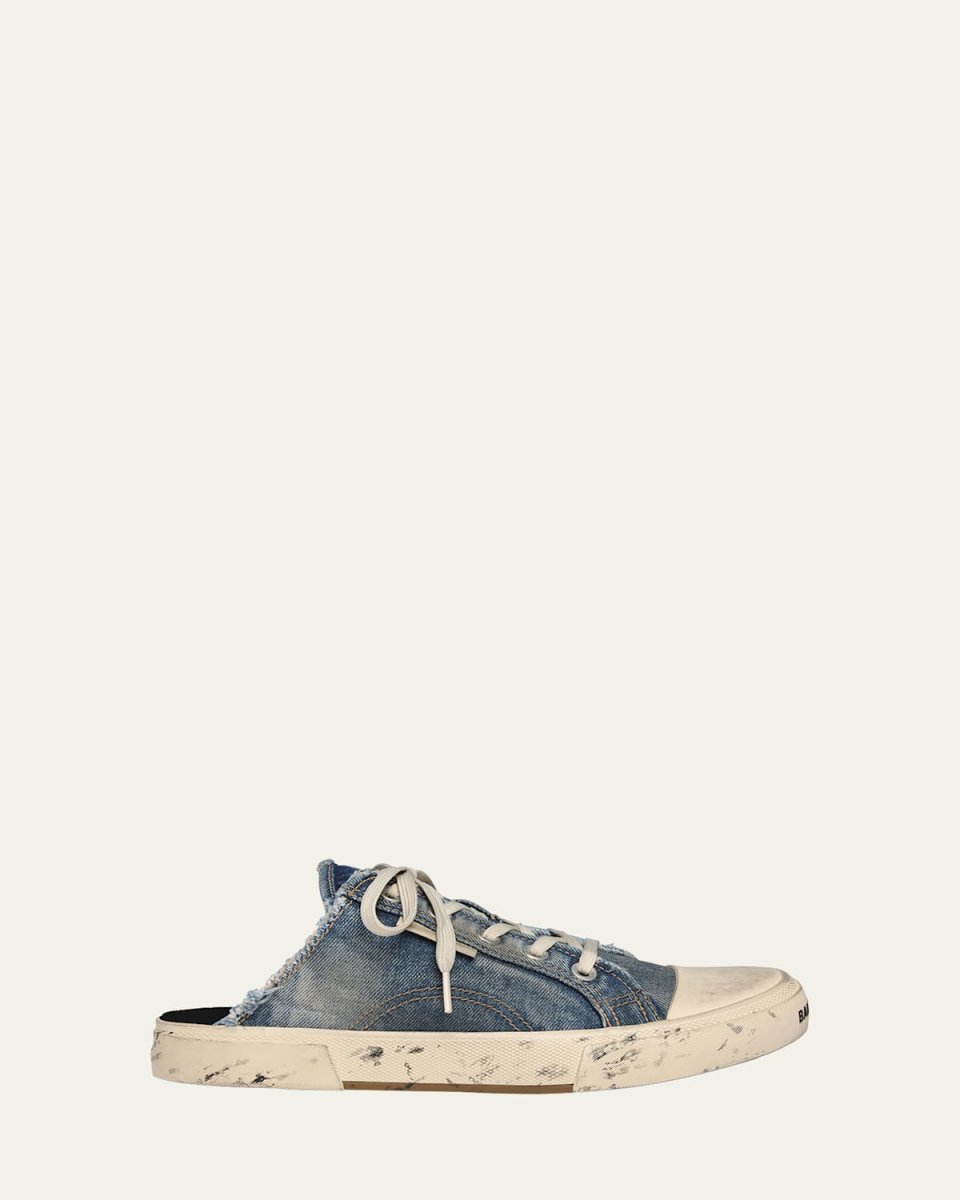 Paris Worn Low-Top Sneaker Mules