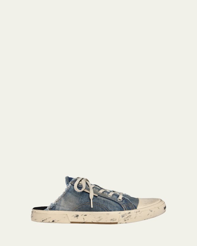 Paris Worn Low-Top Sneaker Mules