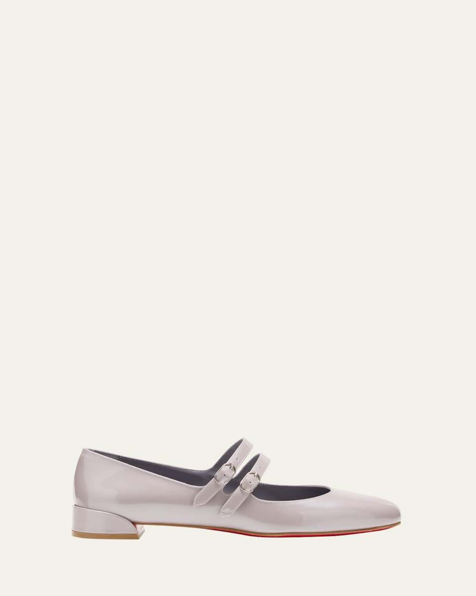 Sweet Jane Patent Red Sole Ballerina Flats