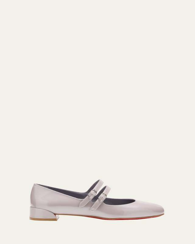 Sweet Jane Patent Red Sole Ballerina Flats
