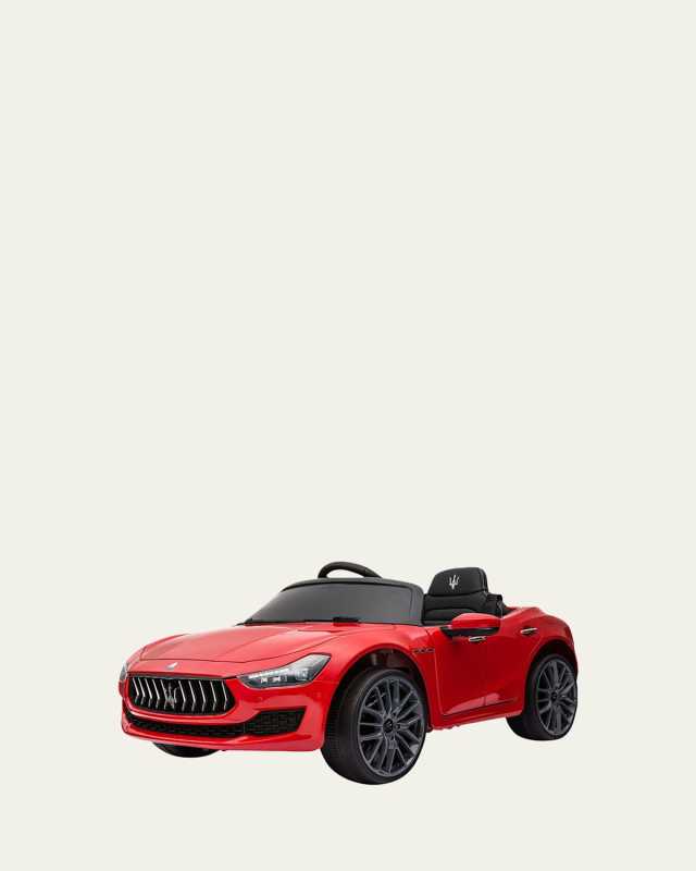 Kids' Maserati Ghibli 12V Ride-On Car