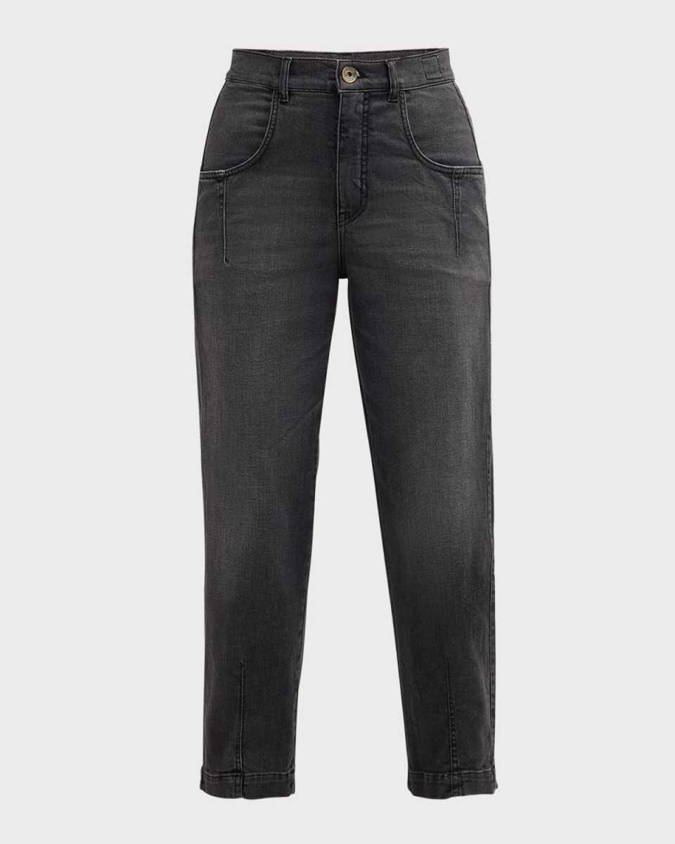 High-Rise Cropped Pants